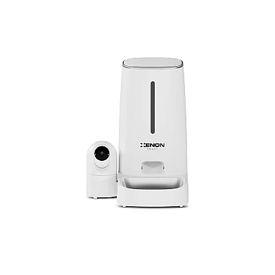 Akıllı Mama Kabı (Kameralı) | 2MP Gece Görüş, WiFi Mobil Kontrol, Çelik Kase, Çift Yönlü Ses (X8610) - 1