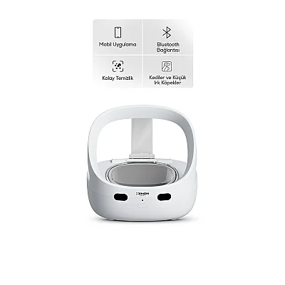 Akıllı Mama Kabı | RFID, Mobil Kontrol, 400ml Kase, 3 Modlu, Kedi Köpek Uyumlu (X8607) - Xenon Smart (1)