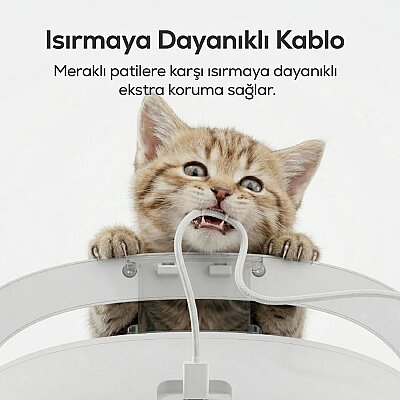 Akıllı Mama Kabı | RFID, Mobil Kontrol, 400ml Kase, 3 Modlu, Kedi Köpek Uyumlu (X8607) - 5