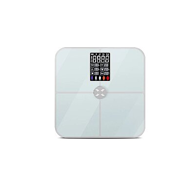 Akıllı Tartı | 17 Temel Vücut Analizi, Nabız Ölçer, Mobil Kontrol, Dijital Baskül (Beyaz - X8702_M0) - Xenon Smart