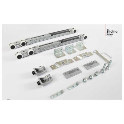 Albatur 120kg Ayarlı Sürme Kapı Sistemi Çift Frenli - Ray Hariçtir (120-9720-1600) - Albatur (1)