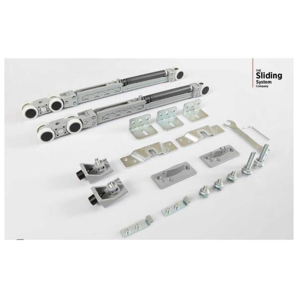 Albatur 120kg Ayarlı Sürme Kapı Sistemi Çift Frenli - Ray Hariçtir (120-9720-1600) - 2