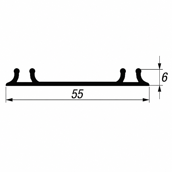 Albatur Alüminyum Alt Ray Profili 1 Metre (150-7108-1420-1000) - 1