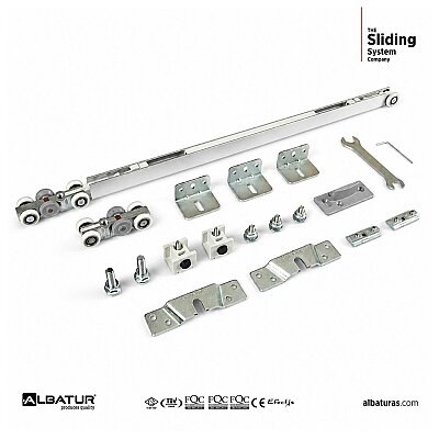 Albatur Çift Yöne Frenli sürme Kapı Sistemi 60kg (120-9010-1410) - 3