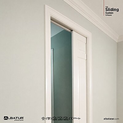 Albatur Çift Yöne Frenli sürme Kapı Sistemi 60kg (120-9010-1410) - Albatur
