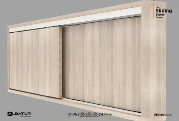 Albatur Sürgü Kapak Mekanizması 75kg Tek Kapaklık (103-7032-1200) - 1