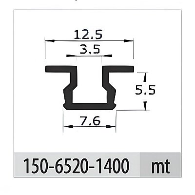 Albatur Sürme Mekanizma Rayı Press (150-6520-1400-1000) - Albatur