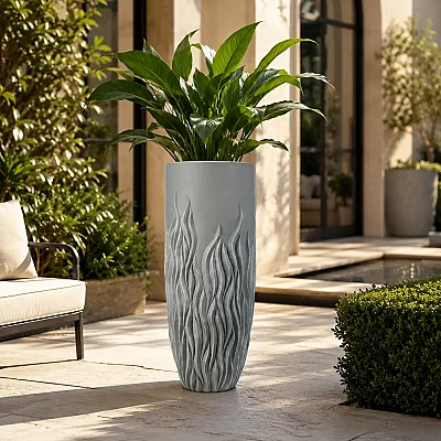 Alev Saksı Eskitme Taş (AK.BKT0120) - 1