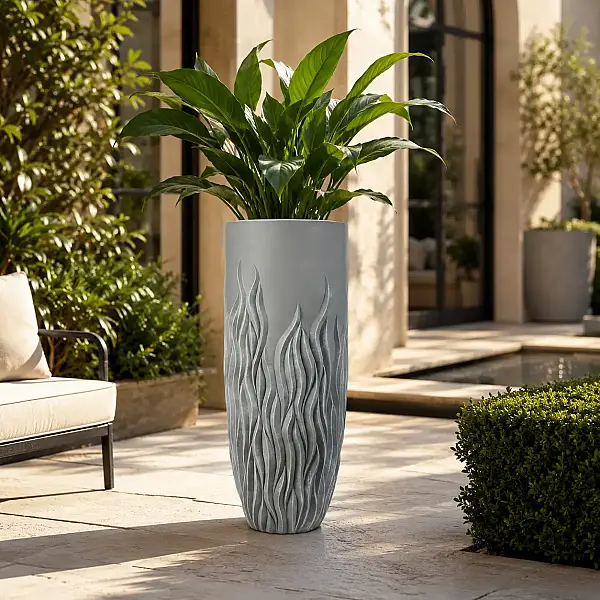 Alev Saksı Eskitme Taş (AK.BKT0120) - 1