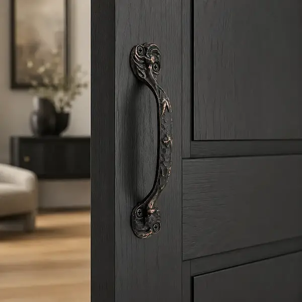 Antik Bronze Oksit Renk Çekme Kapı Kolu (03-2031O) - 1