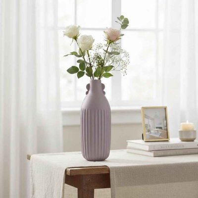 Antik Kahve Vazo Büyük 14*14*45 cm (AK.JL0051) - Vitale