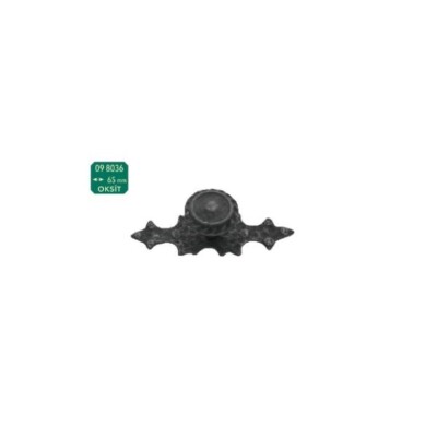 Antik Bronze Eskitme Kulp Oksit Renk 65mm (09-8036O) - Antik Bronze