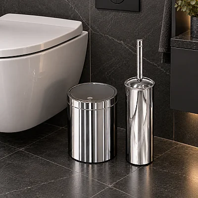Arı Tuvalet Wc Fırçası Krom (7130) - Arı Metal (1)