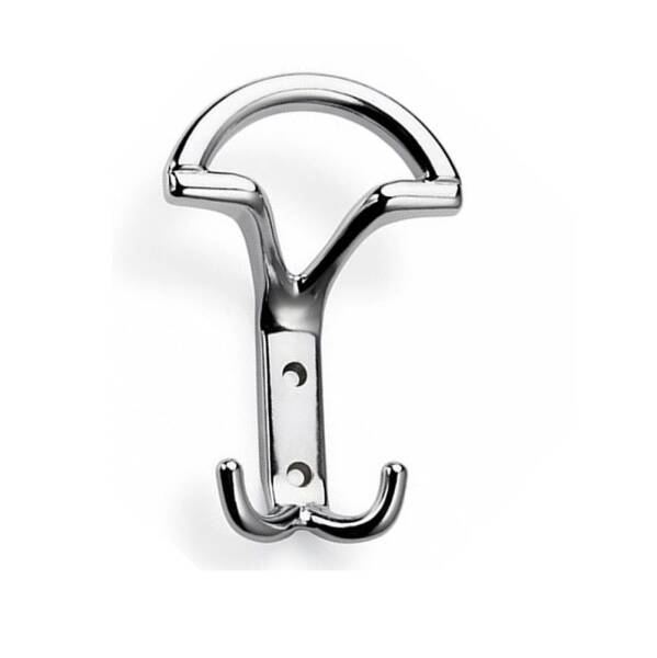 Sese Krom Portmanto Vestiyer Askısı 2li Kanca Metal (AS239) - 2
