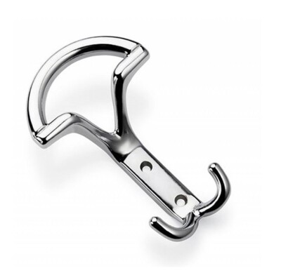 Sese Krom Portmanto Vestiyer Askısı 2li Kanca Metal (AS239) - 3
