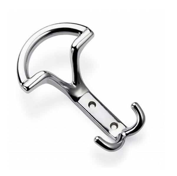 Sese Krom Portmanto Vestiyer Askısı 2li Kanca Metal (AS239) - 3