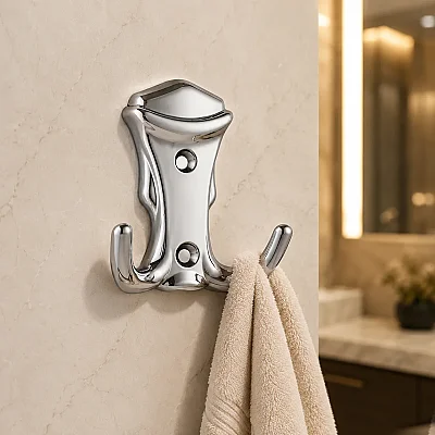 Fds Kobra Askı Mat Krom 2 li Askı (AS403) - 1