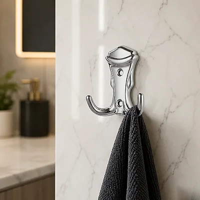 Fds Kobra Askı Mat Krom 2 li Askı (AS403) - Fds (1)