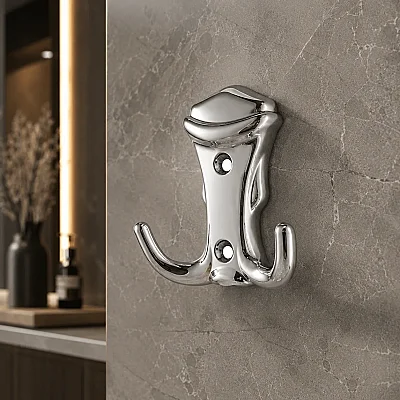 Fds Kobra Askı Mat Krom 2 li Askı (AS403) - 5
