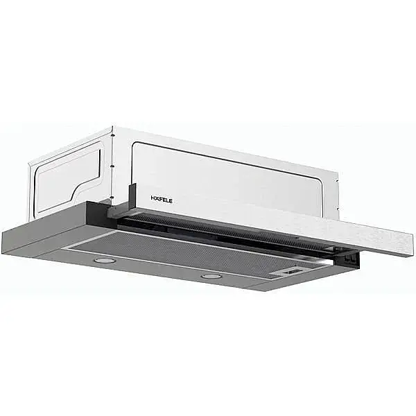 Hafele ASTROL X Davlumbaz 60cm sürgülü inox (533.89.591) - 1
