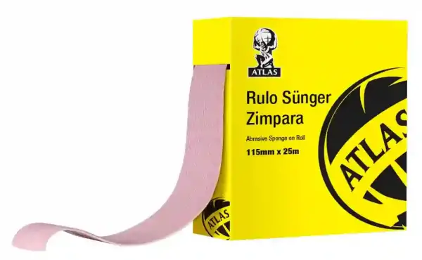 Atlas 115mm 25M A275 P80 F03 Rulo Sünger Zımpara 80Kum (69957304601) - 1