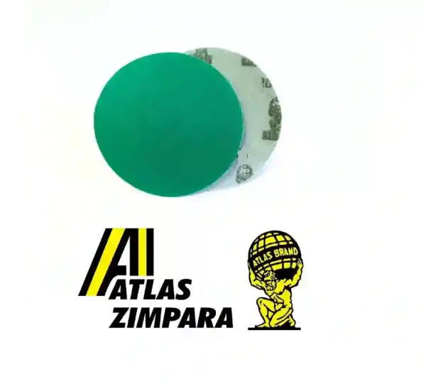 Atlas 115mm 80Kum Yeşil Film Disk Cırt Zımpara QG 293 P40 VL1 (66254438190) - 1