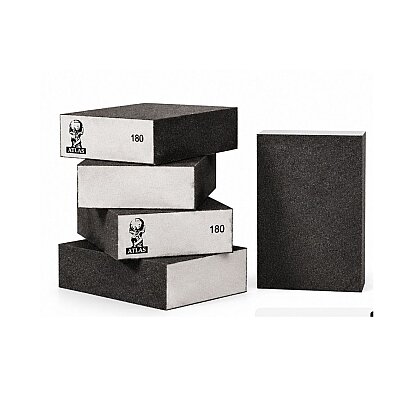 Atlas 98X68X26mm P100 4 Taraflı Sünger Zımpara 100Kum Takoz Zımpara (78072740860) - Atlas Zımpara (1)