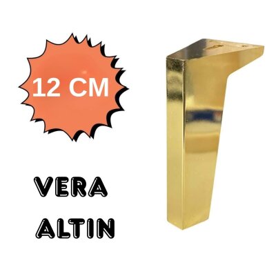 Ayder Vera Ayak 12cm Altın Renk Metal Mobilya Ayağı (Y-1220-12-05) - Ayder (1)