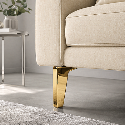 Ayder Vera Ayak 12cm Altın Renk Metal Mobilya Ayağı (Y-1220-12-05) - Ayder