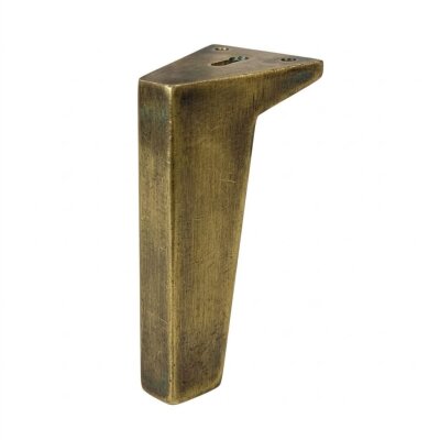 Ayder Vera Ayak 12cm Antik Sarı Renk Metal Mobilya Ayağı (Y-1220-12-94) - Ayder