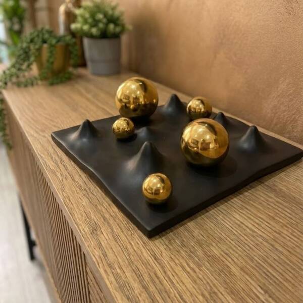 Aydınev Dekor Toplu Obje Altın 29*29 Cm (71516) - 1