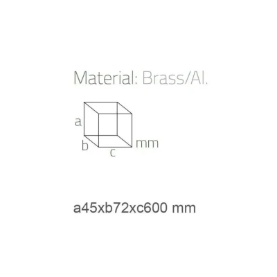 System Hoop Uzun Havluluk Füme Renk 60cm (BA1003 014 BBN) - 2