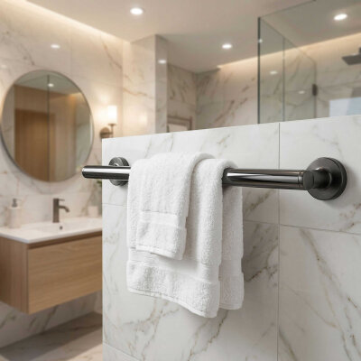 System Hoop Uzun Havluluk Füme Renk 60cm (BA1003 014 BBN) - System Banyo