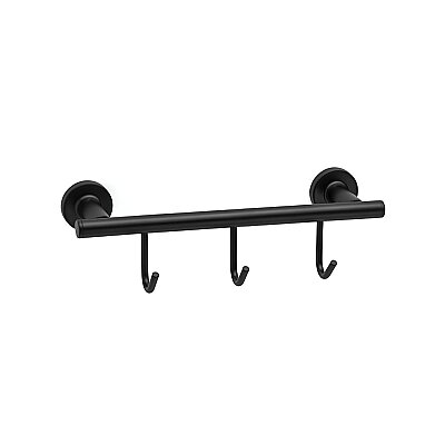 System Duvara Montajlı Çok Askılık Siyah Renk (BA1003 015 AL6) - System Banyo (1)