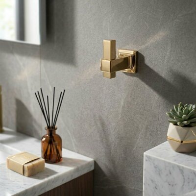 System Q-Line Askılık Gold/Altın Renk (BA1006 001 GL) - System Banyo