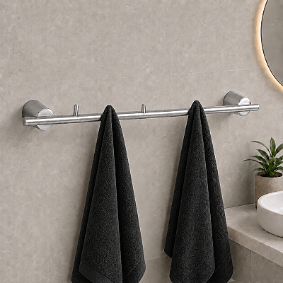 System Pro-Tech Çoklu Askılık Krom Renk (BA1007 016 CR) - System Banyo