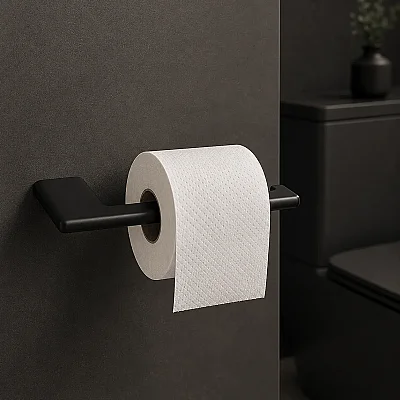 System Slimo Tuvalet Kağıtlığı Siyah Renk (BA1040 002 AL6) - System Banyo (1)