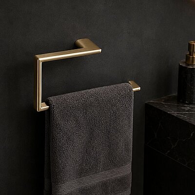 System Slimo Halka Havluluk Gold/Altın Renk (BA1040 005 GL) - System Banyo (1)