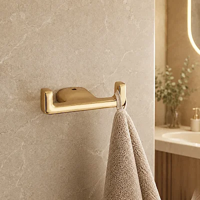 System Slimo İkili Askılık Gold/Altın Renk (BA1040 012 GL) - 1
