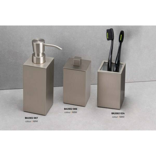 System Tezgah Üstü Diş Fırçalığı Saten Renk (BA2002 007 NBM) - 2