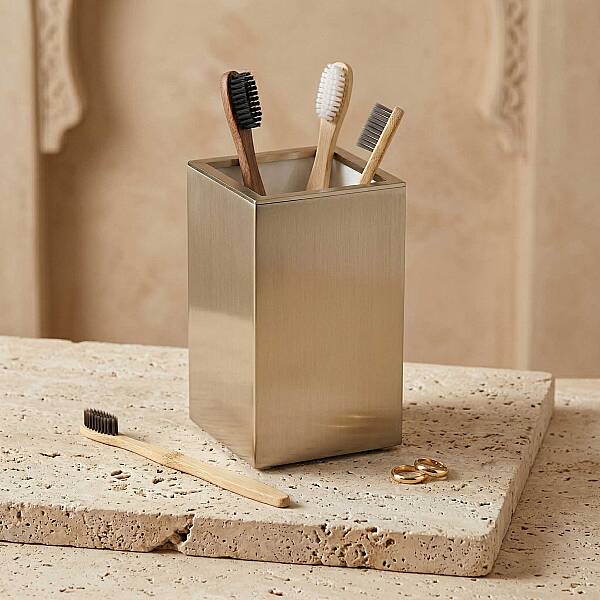 System Tezgah Üstü Diş Fırçalığı Saten Renk (BA2002 007 NBM) - 1