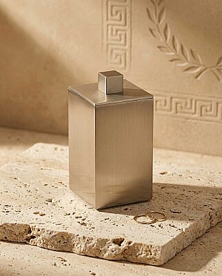 System Tezgah Üstü Pamukluk Saten Renk (BA2002 024 NBM) - System Banyo