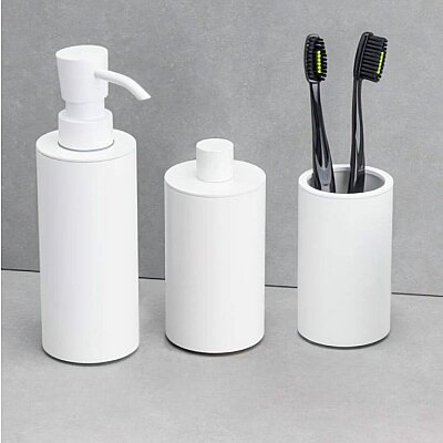 System Tezgah Üstü Sıvı Sabunluk 250 Ml Beyaz Renk (BA2004 506 AL7) - System Banyo (1)