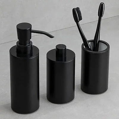 System Tezgah Üstü Diş Fırçalığı Mat Siyah (BA2004 507 AL6) - System Banyo (1)