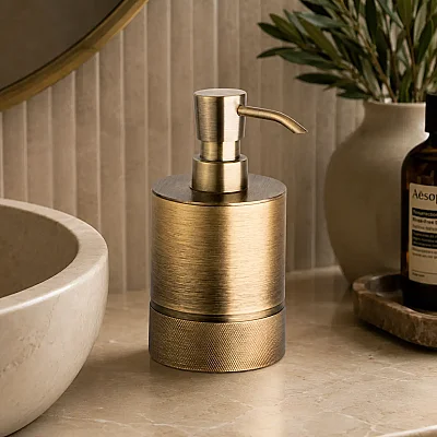 System Tezgah Üstü Sıvı Sabunluk 250 Ml Antik Renk (BA2005 006 ABM) - 1