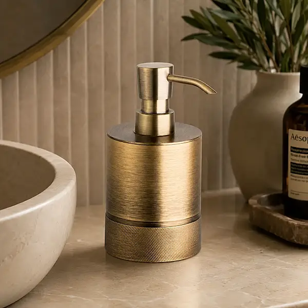 System Tezgah Üstü Sıvı Sabunluk 250 Ml Antik Renk (BA2005 006 ABM) - 1