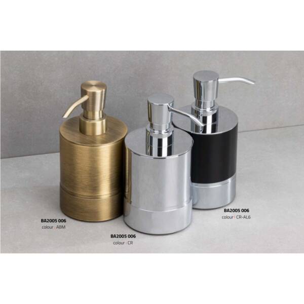 System Tezgah Üstü Sıvı Sabunluk 250 Ml Krom Renk (BA2005 006 CR) - 3