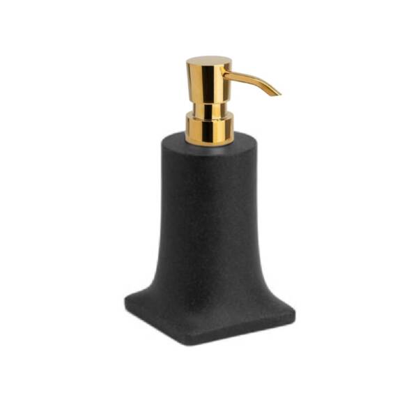 System Sıvı Sabunluk Siyah/Gold Renk (BA2007 006 R2-GL) - 1