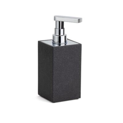 System Sıvı Sabunluk Siyah/Krom Renk (BA2027 006 R2-CR) - 1