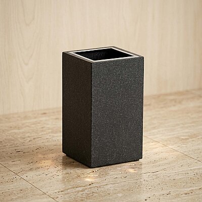 System Diş Fırçalığı Siyah/Krom Renk (BA2027 007 R2-CR) - System Banyo